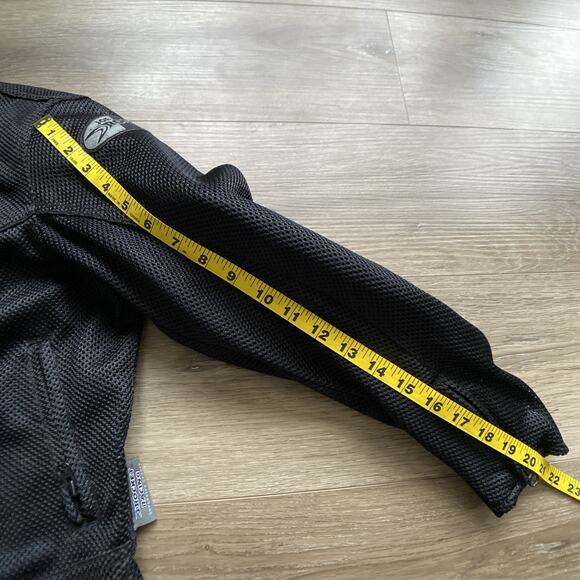 Joe Rocket Mesh Armored Motorcycle Jacket & Raincoat Liner Women Sz M Black - Picture 9 of 15